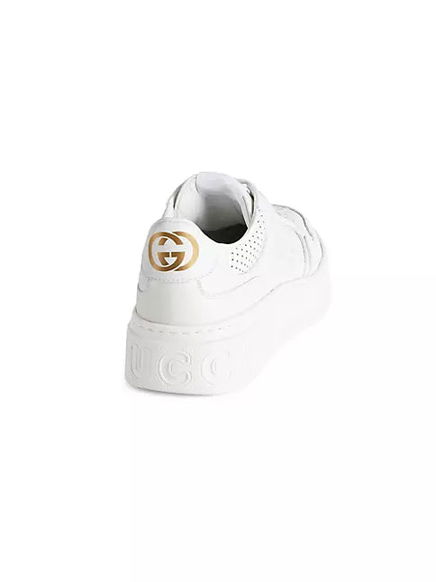 Gucci GG Embossed Leather Sneakers