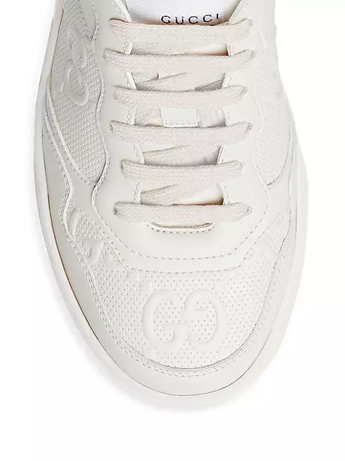 Gucci GG Embossed Leather Sneakers