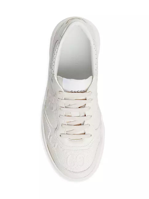 Gucci GG Embossed Leather Sneakers