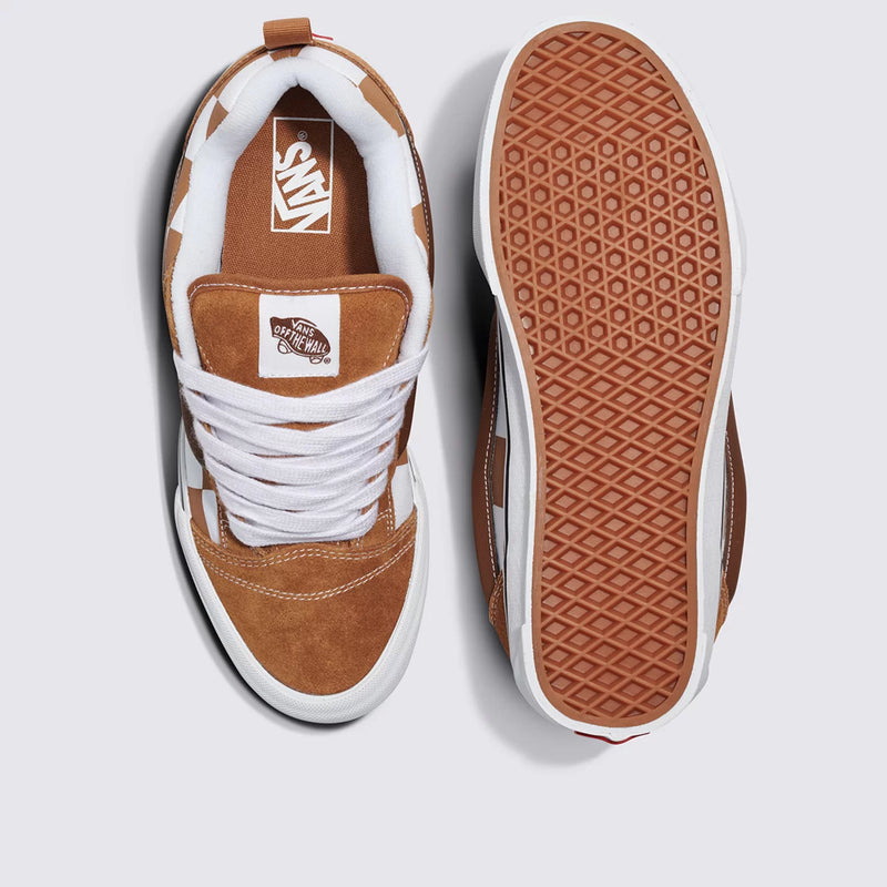 Vans Knu Skool Mega Checkerboard Brown