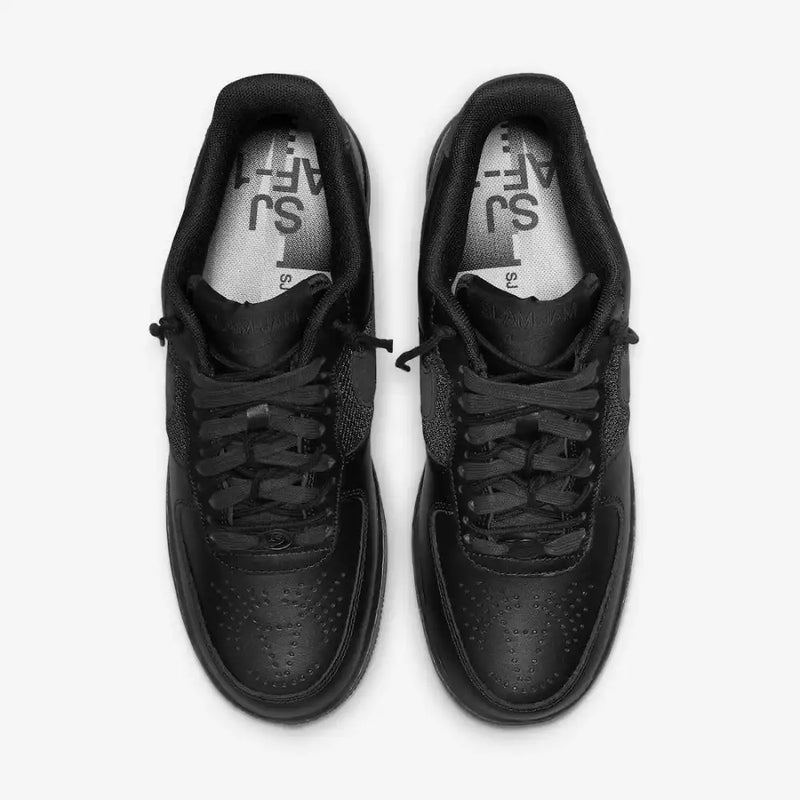 Nike Air Force 1 Black and Off Noir x Slam Jam