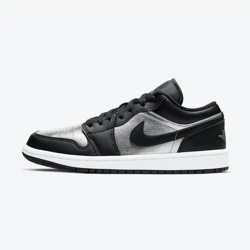 Jordan 1 Low Black Metallic Silver