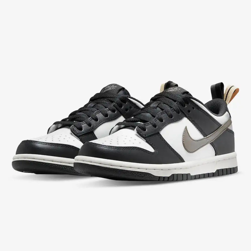 Nike Dunk Low GS Black/White Metallic