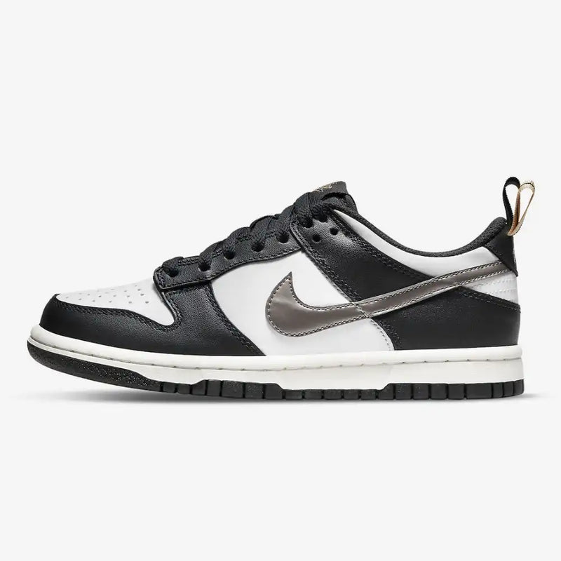 Nike Dunk Low GS Black/White Metallic