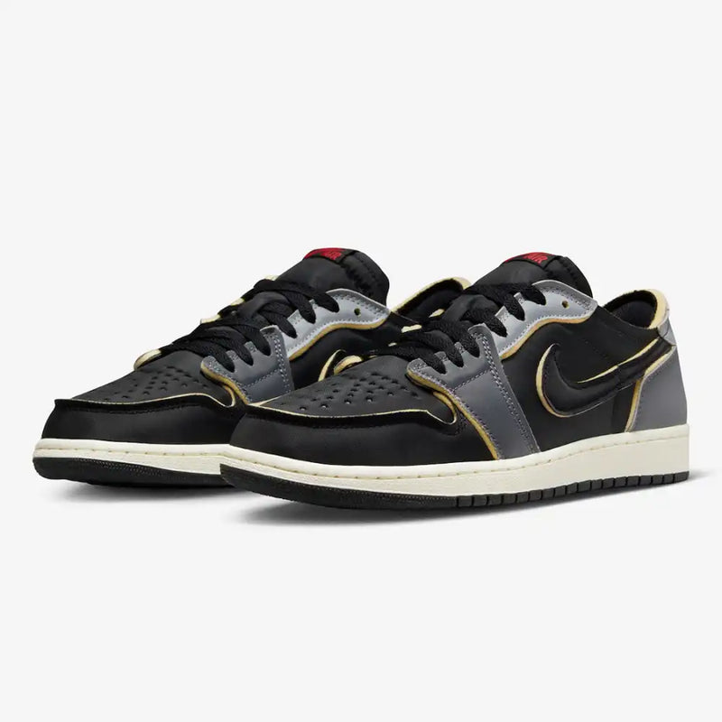 Jordan 1 Low OG EX Black and Smoke Grey