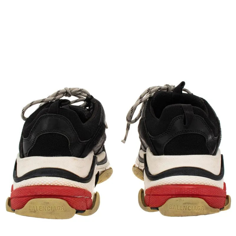 Balenciaga Triple S Black White Red