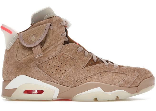 Jordan 6 Retro British Khaki x Travis Scott