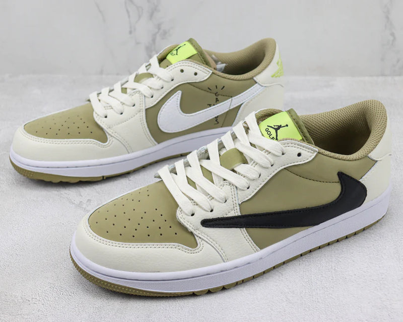 Air Jordan 1 Low Golf Neutral Olive X Travis Scott