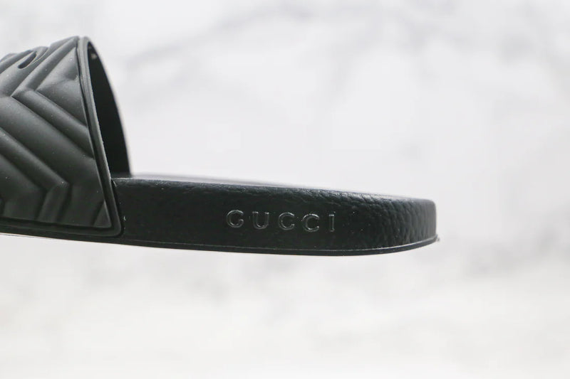 Gucci Matelasse Slide Black