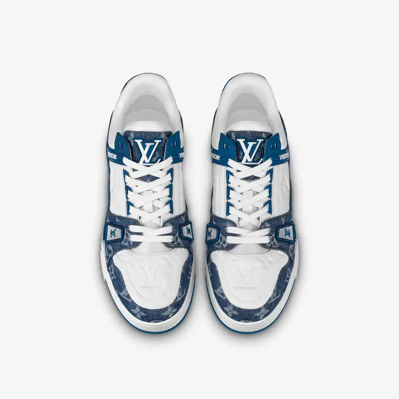 Louis Vuitton Trainer Low Monogram Denim Blue