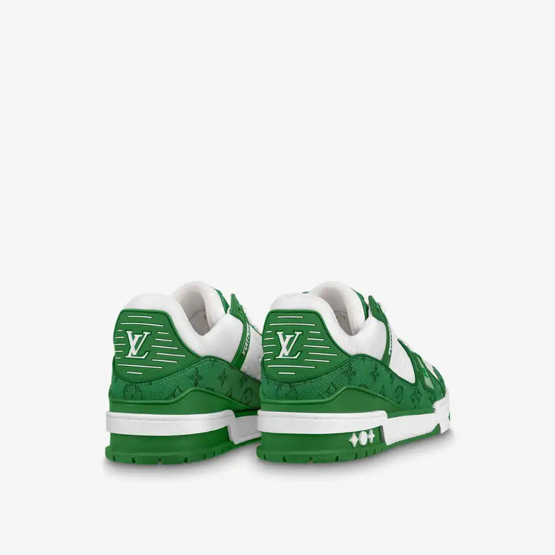 Louis Vuitton Trainer Low Monogram Denim Green