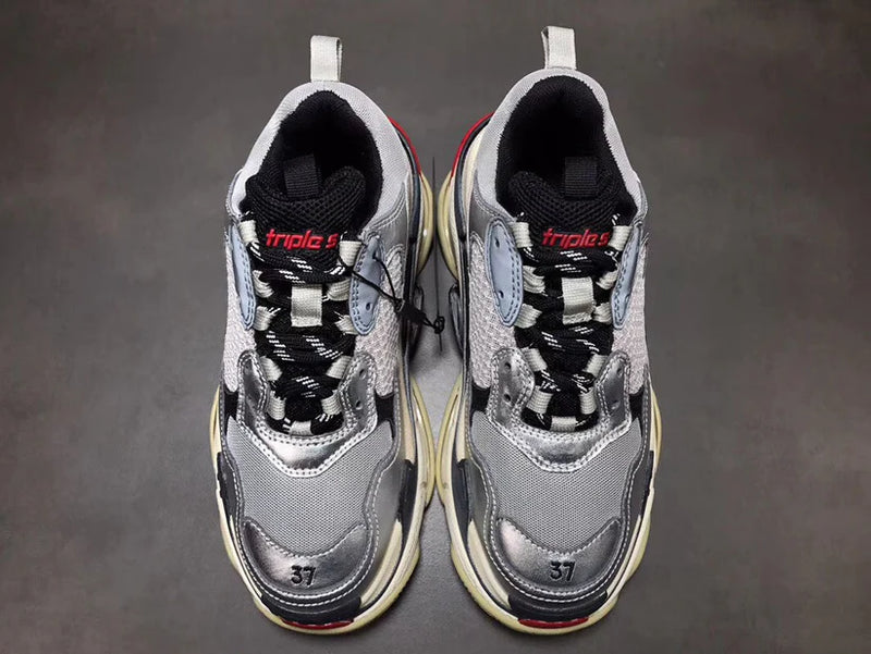 Balenciaga Triple S Silver Black