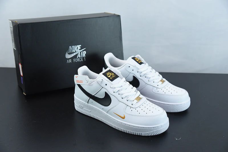 Nike Air Force 1 Essential White Black Gold