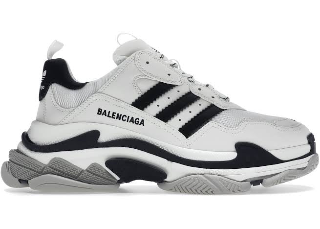 Balenciaga x Adidas White Black