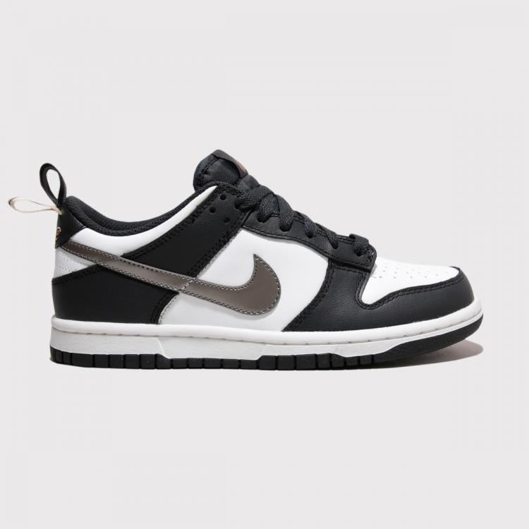 Nike Dunk Low GS Black/White Metallic